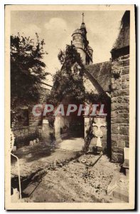 Old Postcard Island Brehat Entree Church