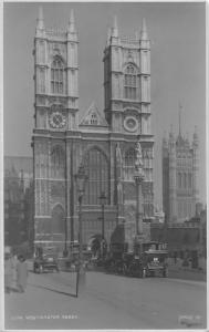 BR69291 westminster abbey car voiture london  uk judges 174 real photo
