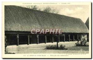 CPA Exposition coloniale internationale Paris 1931 Le Jardin Du Congo Belge Pavi