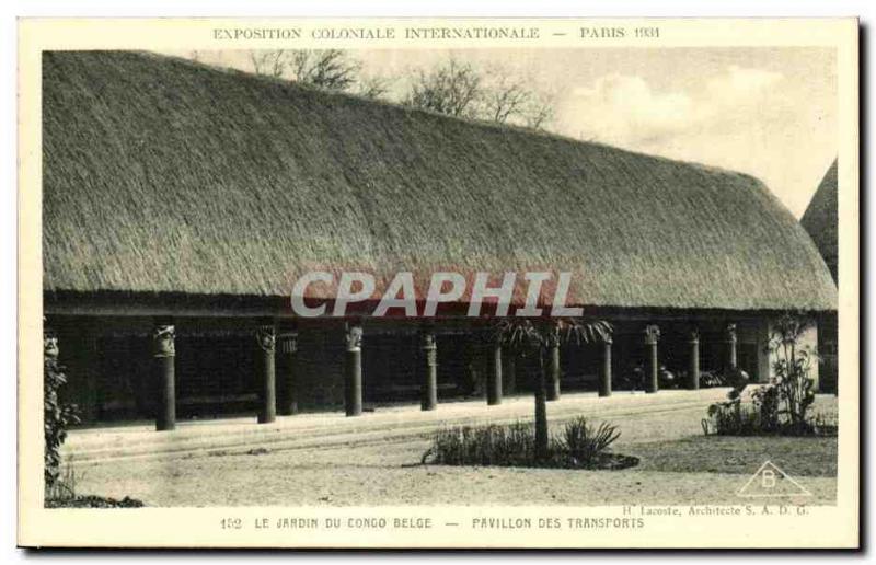 CPA Exposition coloniale internationale Paris 1931 Le Jardin Du Congo Belge Pavi