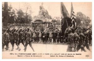 9956   American Independence  Day  4 July 1918  Paris France