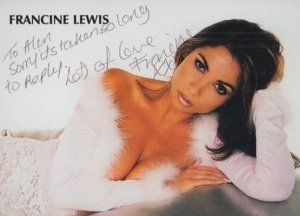 Francine Lewis Britains Got Talent Finalist Loose Women Hand Signed Photo