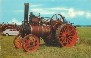 Haulage Marshall agricultural engine postcard