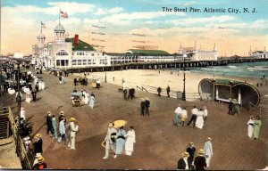 New Jersey Atlantic City The Steel Pier 1920 Curteich