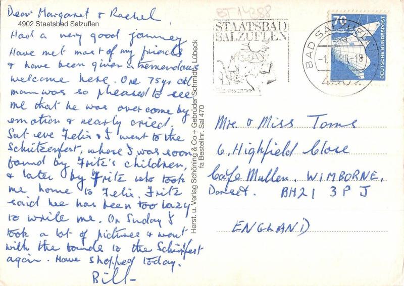 BT14388 Staatsbad Salzuflen           Germany