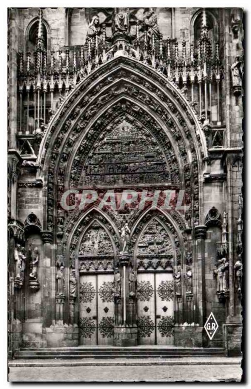 Modern Postcard Thann Portal De La Cathedrale