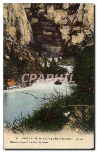 Postcard Old Lake Fontaine de Vaucluse