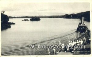Real Photo Gatun Lake Panama Panama Unused 