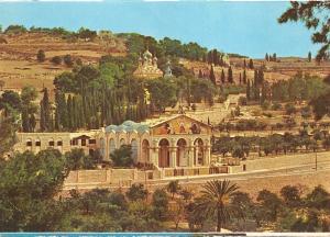 BR43148 Old City basilica and gardens of gethsemane Jerusalem    Israel