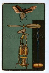 497336 HISTORY AVIATION steam helicopter pontoon de omercura russian game card