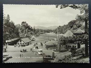 Scotland Stirling TROSSACHS PIER Loch Katrine c1950s RP Postcard by Valentine