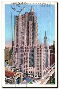 Postcard Old Astoria Hotel New York