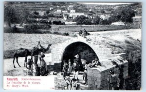 NAZARETH St. Mary's Well ISRAEL Postcard