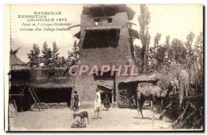 Old Postcard Marseille Exhibition 1922 Colonial Palace West African Interior ...