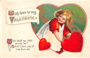 Artist Ellen Clapsaddle Valentines Day 1915 