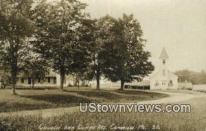 Real Photo, Church & Filman Res in Cambridge, Maine