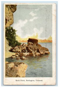 c1900s Rock Point Burlington Vermont VT Unposted PMC Antique Postcard