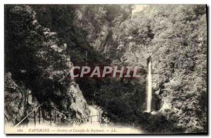 Old Postcard Faverges Caves and Cascade Seytenex