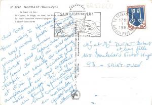 BR52659 Hendaye de haut en bas multi views       France