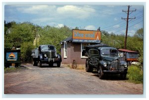 1955 LS Young International Trucks, Denville, New Jersey NJ Vintage Postcard