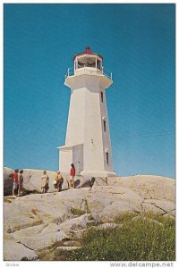 Lighthouse , Peggy´s Cove , Nova Scotia , Canada , 50-60s