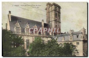 Old Postcard Dijon Palace of the Dukes and turn States