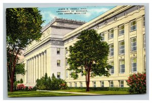 Vintage 1930's Postcard James B. Angell Hall University of Michigan Ann Arbor MI