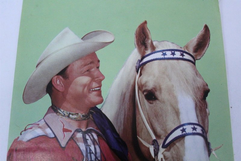 Vintage Roy Rogers with Trigger Promotional Magazine Print Facsimile Autograph