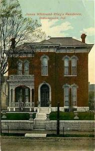 IN, Indianapolis, Indiana, James Whitcomb Riley's Residence, Hoover Watson 10520