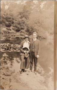 RPPC Toledo Oregon Lemuel Hoffman Sister Tressa 1919 Golden Gate Pk Postcard F26