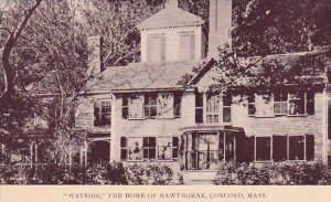 Massachusetts Concord Wayside The Home Of Hawthorne