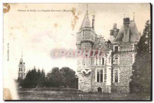 Old Postcard Chateau de Bailly rainsouin the chapel mayonnaise