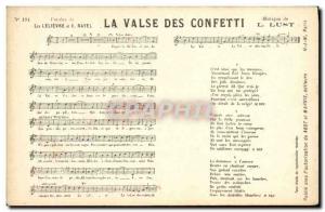 Old Postcard The King of Confetti Leo Lelievre Rayel Lust