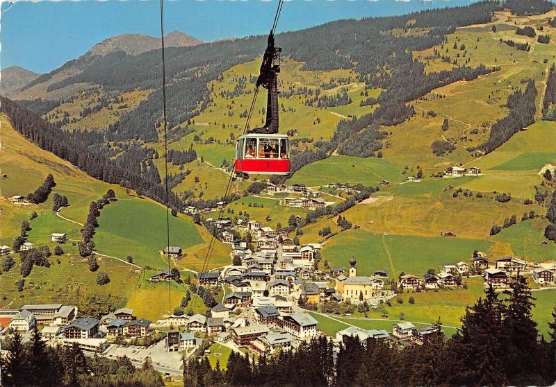 GG11979 Hoehenluftkurort Saalbach Seilbahn zum Schattberg Seilbahn