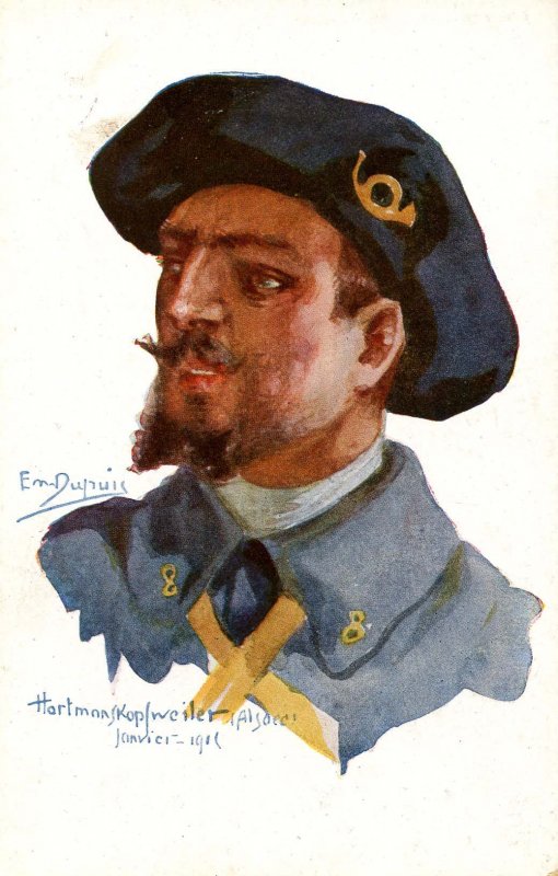 WWI - Hartman S. Kopfweiler, Alsace.  Artist: Em Dupuis