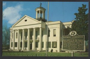 Mississippi RAYMOND Courthouse Building Classic Ante Bellum Architecture Chrome