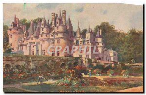 Old Postcard Chateau d'Usse