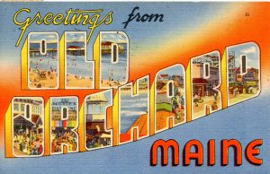 Large Letter - Old Orchard Beach, Maine