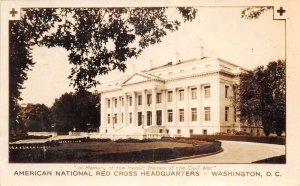 Washington DC Red Cross Headquarters Real Photo Vintage Postcard AA68850