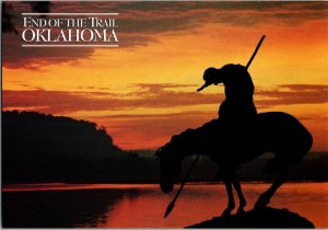 Continental Postcard End of the Trail Oklahoma CF3