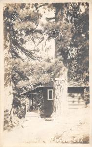 E59/ Mount Wilson California Postcard Real Photo RPPC c20s Cottage