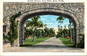 Florida Miami Coral Gables Granada Entrance