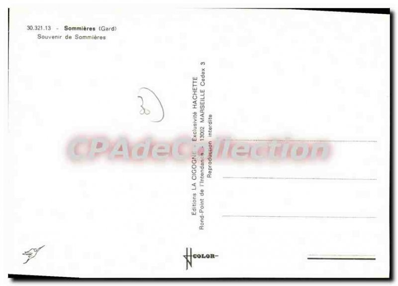 Modern Postcard Souvenir Sommieres