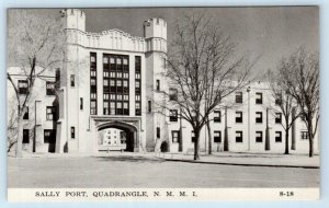 ROSWELL, NM ~ Sally Port NEW MEXICO MILITARY INSTITTUE c1950s  Postcard