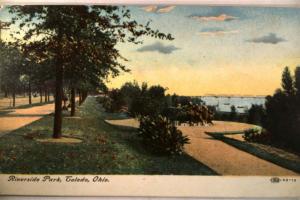 pre-1915 Unused RIVERSIDE PARK in Toledo Ohio OH postcard v0783