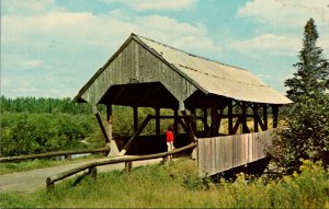 Covered Bridge River Road Covered Bridge Pittsburg New Hampshire