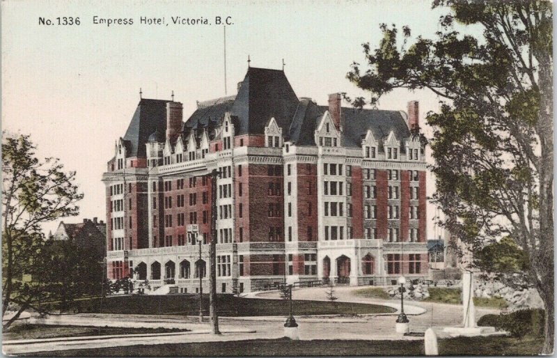 Empress Hotel Victoria BC #1336 Stephen Thompson Postcard E88