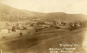 VT - Plymouth. Bird's Eye View   *RPPC