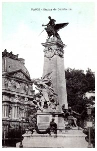 France Paris   Statue de Gambetta