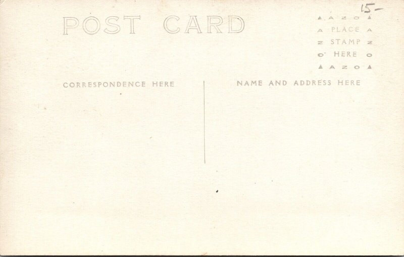 Real Photo Postcard View of Valdez, Alaska from the Water Front